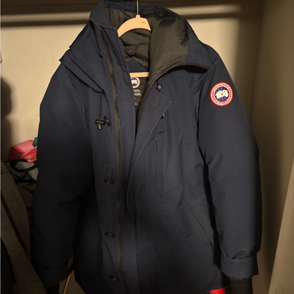 Canada Goose Dark Blue Puffer Jacket